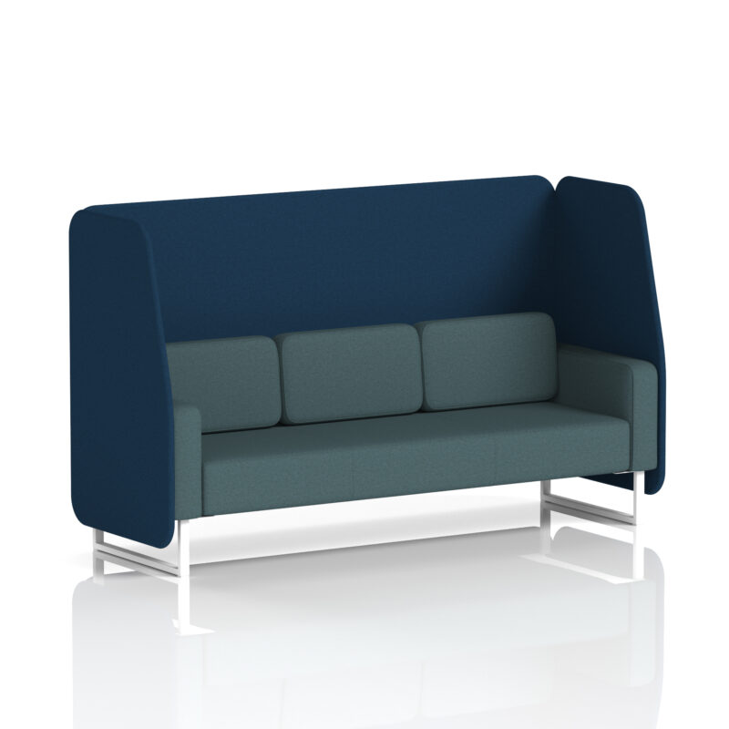 Greywood Open Booth With White Legs in Two Tone - Image 24