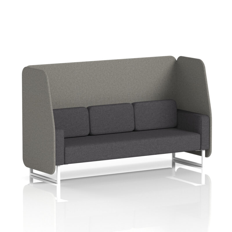 Greywood Open Booth With White Legs in Two Tone - Image 30