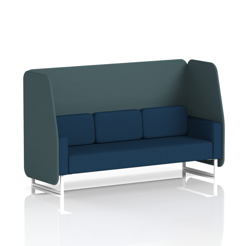 Greywood Open Booth With White Legs in Two Tone - Image 33