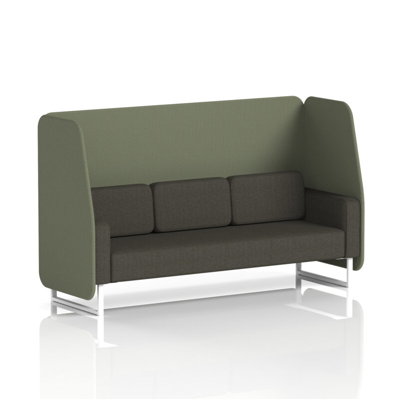 Greywood Open Booth With White Legs in Two Tone - Image 42