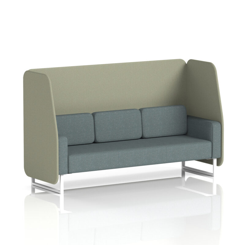 Greywood Open Booth With White Legs in Two Tone - Image 45