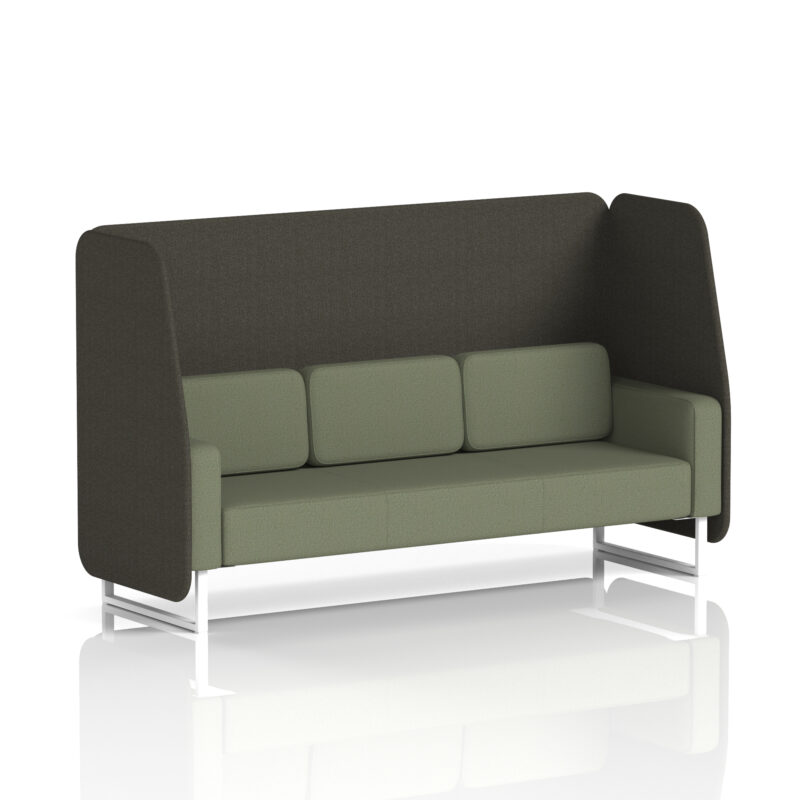 Greywood Open Booth With White Legs in Two Tone - Image 48