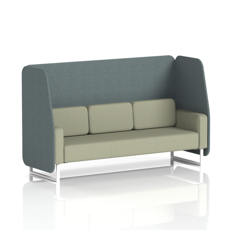 Greywood Open Booth With White Legs in Two Tone - Image 54