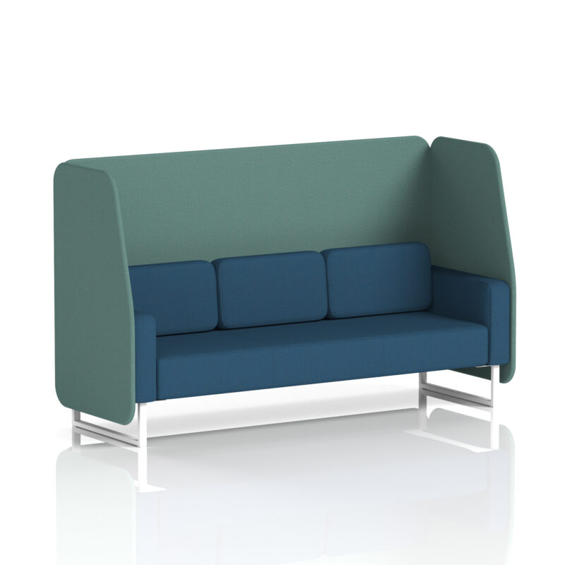 Greywood Open Booth With White Legs in Two Tone - Image 75