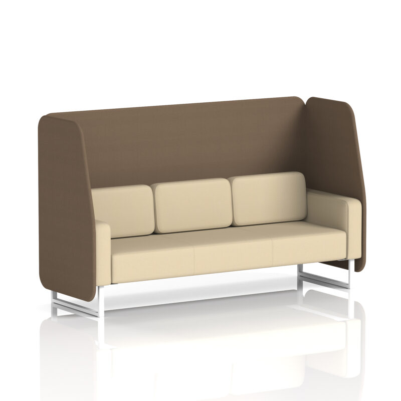 Greywood Open Booth With White Legs in Two Tone - Image 81