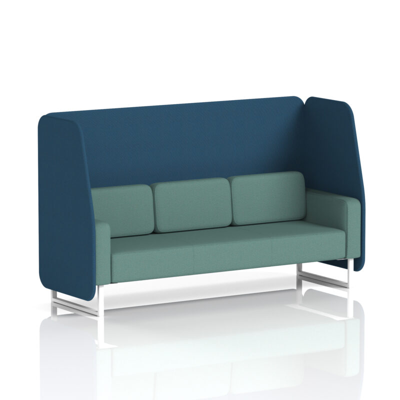Greywood Open Booth With White Legs in Two Tone - Image 87