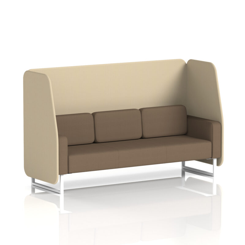 Greywood Open Booth With White Legs in Two Tone - Image 90