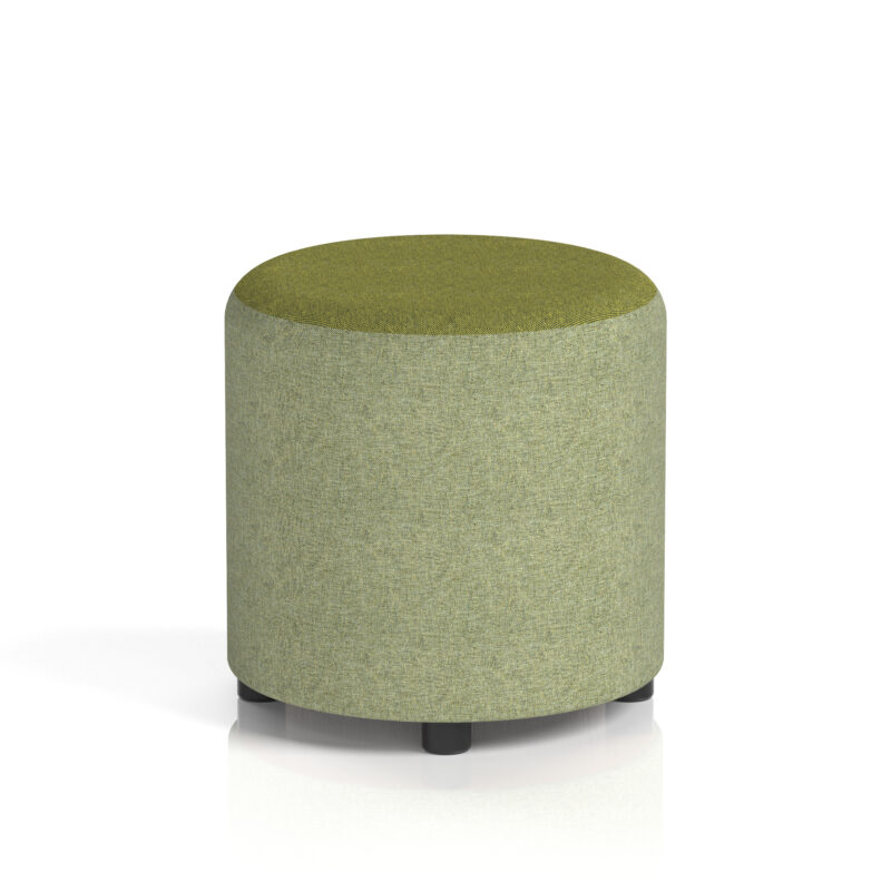 Whitmere Round Stool in Two Tone