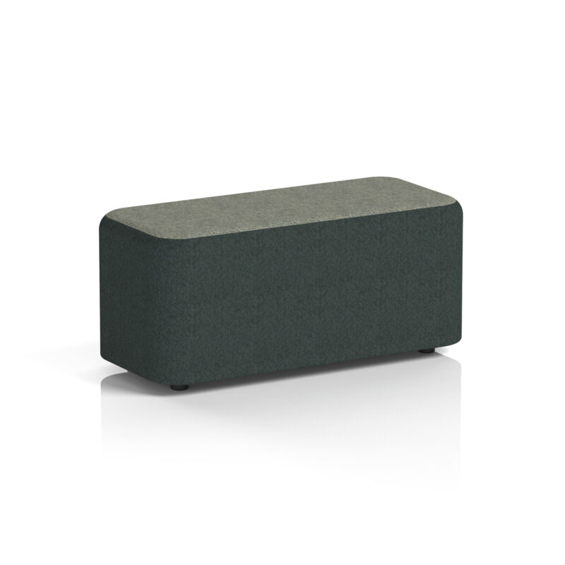 Whitmere Rectangular Stool in Two Tone - Image 2
