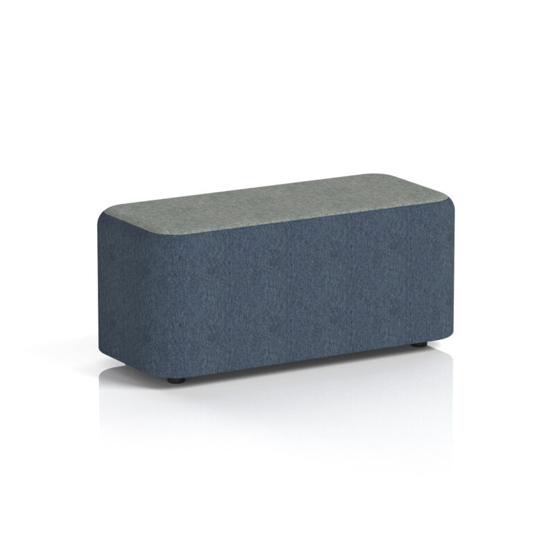 Whitmere Rectangular Stool in Two Tone - Image 3