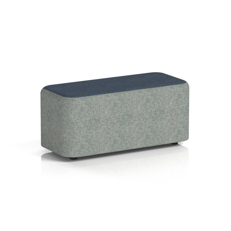 Whitmere Rectangular Stool in Two Tone - Image 5