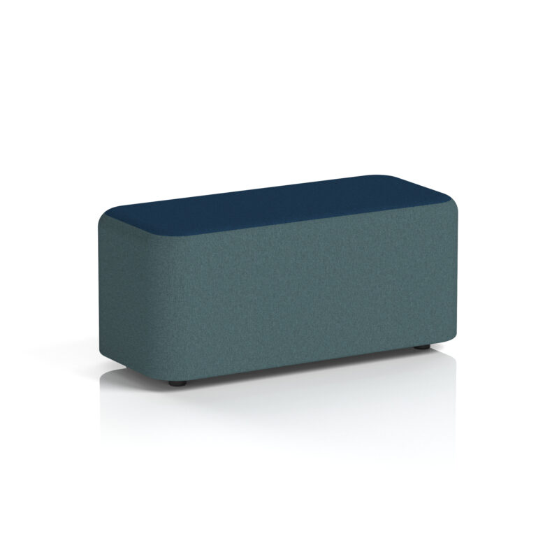 Whitmere Rectangular Stool in Two Tone - Image 11
