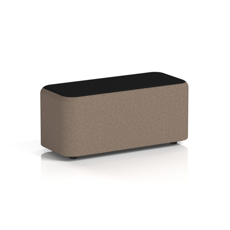 Whitmere Rectangular Stool in Two Tone - Image 12