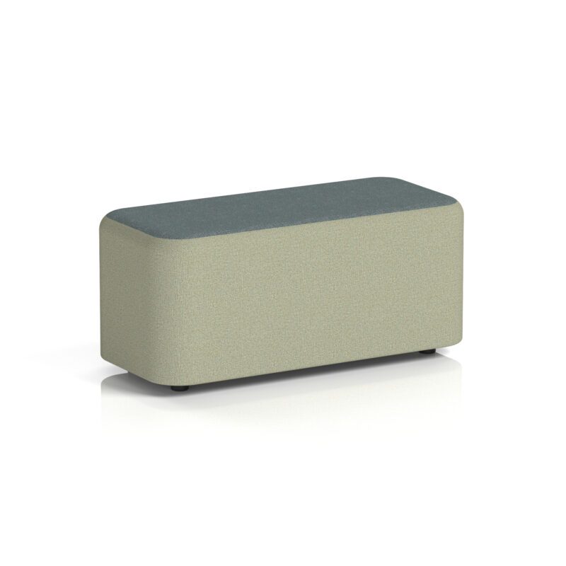 Whitmere Rectangular Stool in Two Tone - Image 15