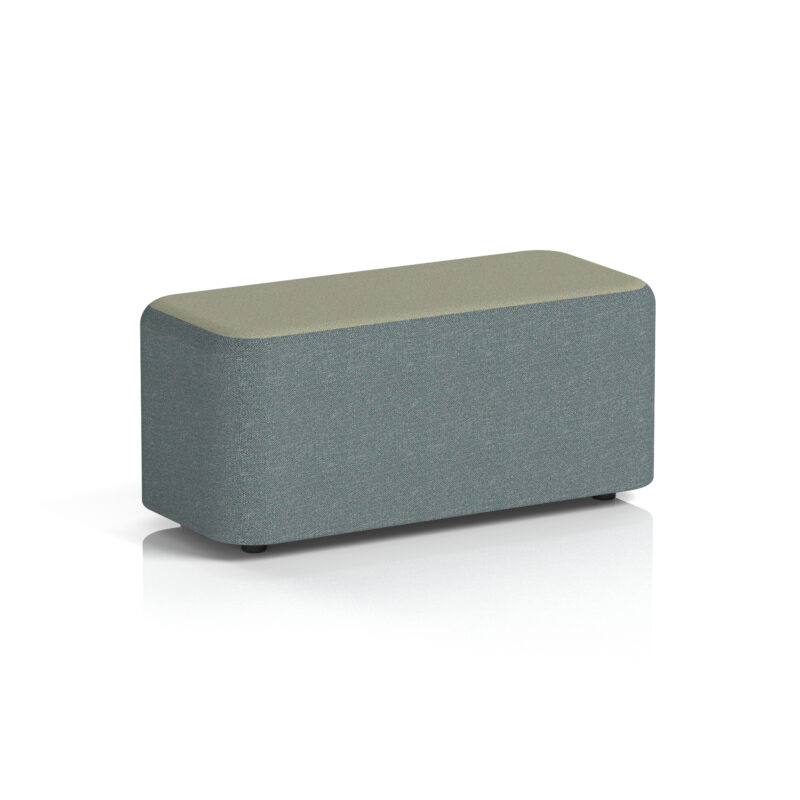 Whitmere Rectangular Stool in Two Tone - Image 18