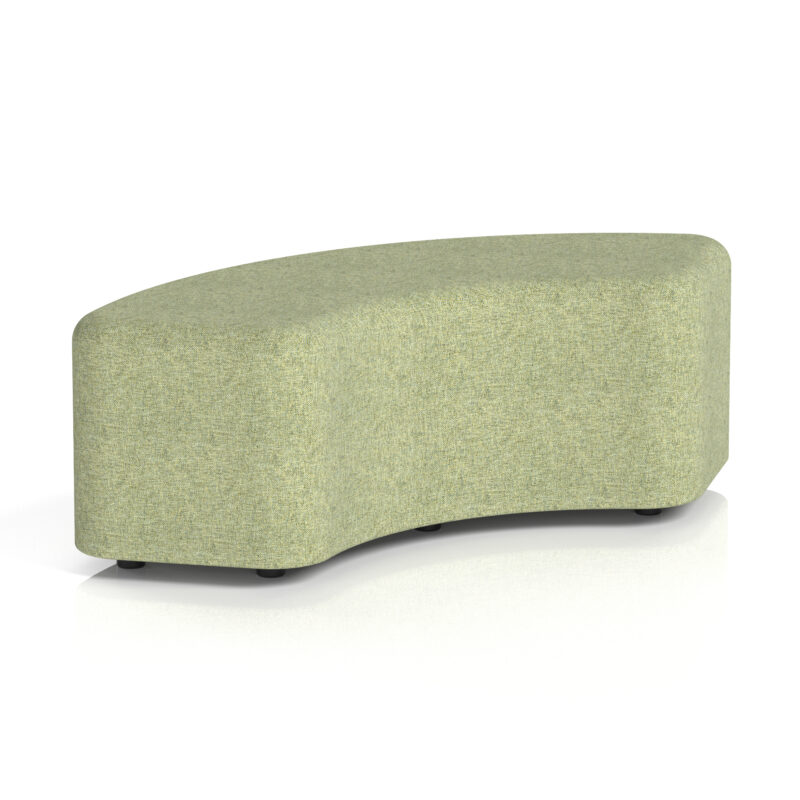 Whitmere Curved Stool in Single Tone