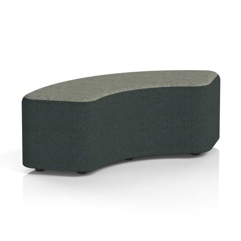 Whitmere Curved Stool in Two Tone - Image 2