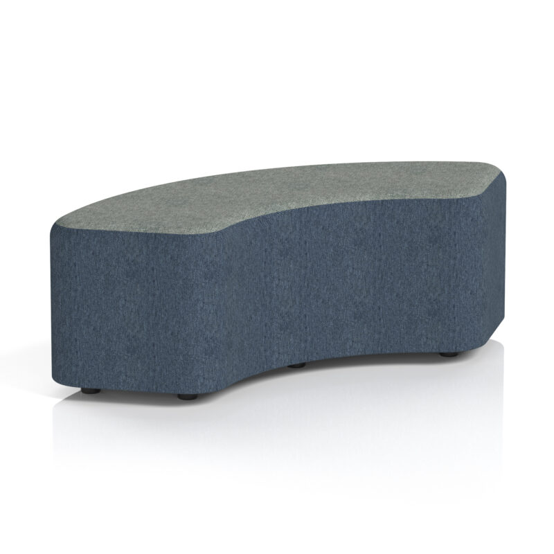 Whitmere Curved Stool in Two Tone - Image 3