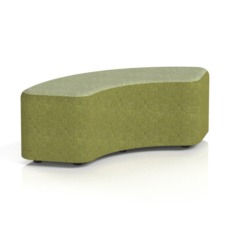 Whitmere Curved Stool in Two Tone - Image 4