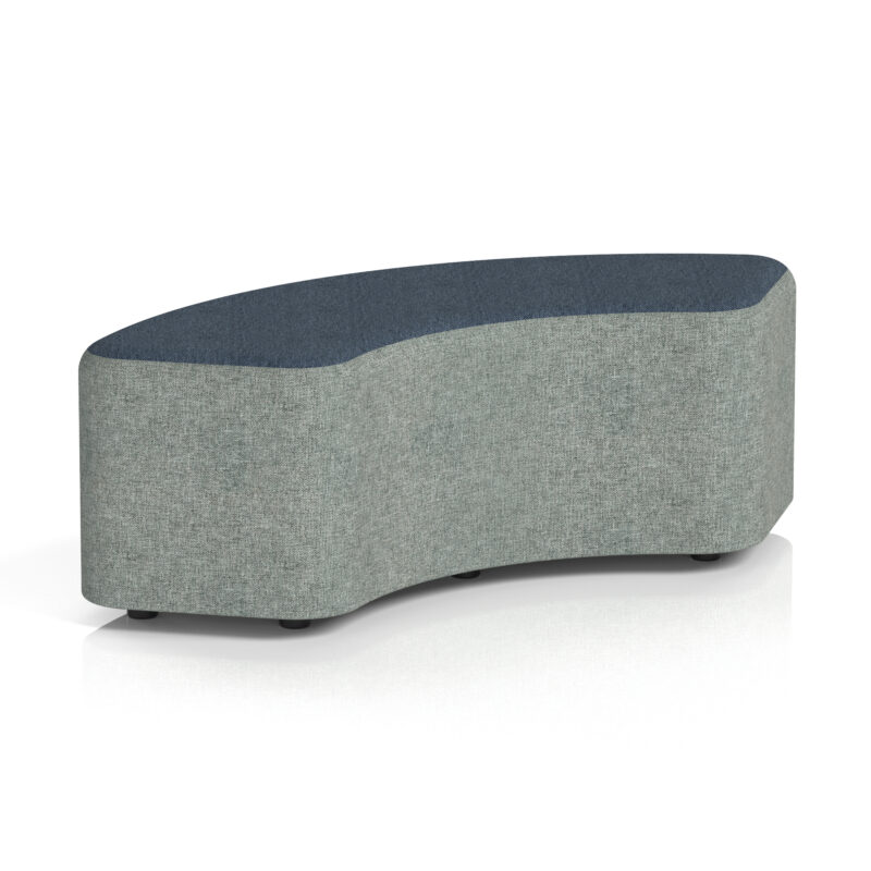 Whitmere Curved Stool in Two Tone - Image 5