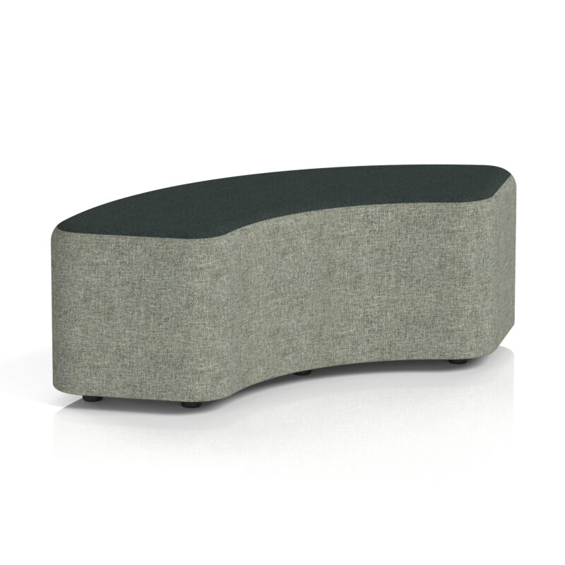 Whitmere Curved Stool in Two Tone - Image 6