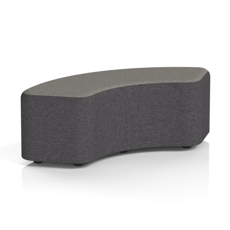 Whitmere Curved Stool in Two Tone - Image 7