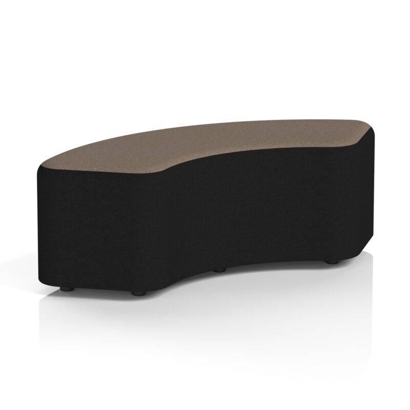 Whitmere Curved Stool in Two Tone - Image 9