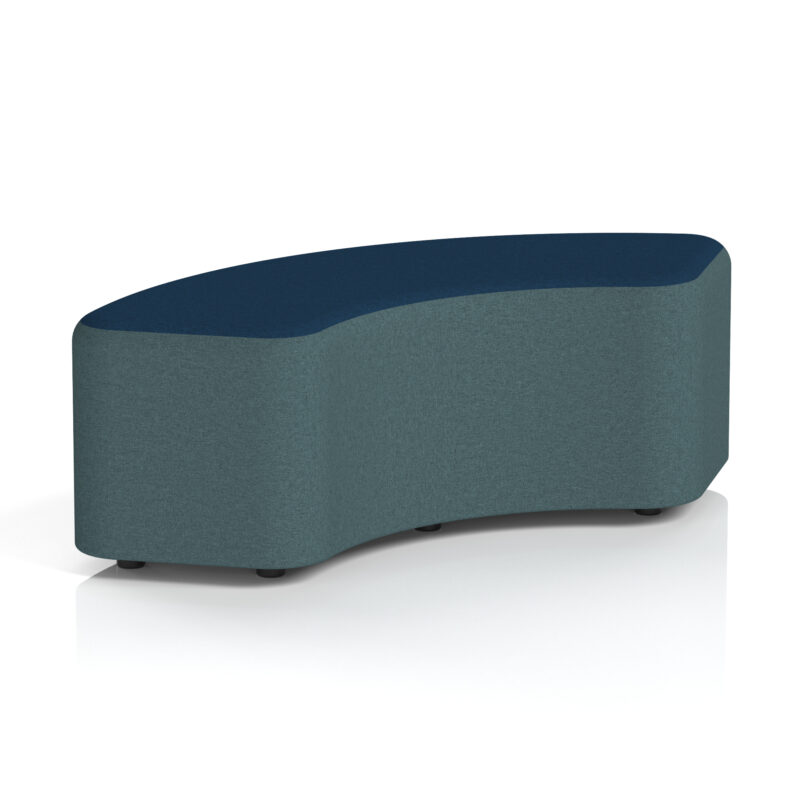 Whitmere Curved Stool in Two Tone - Image 11