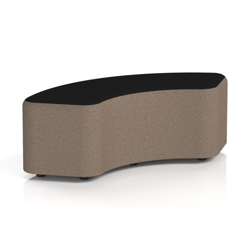 Whitmere Curved Stool in Two Tone - Image 12