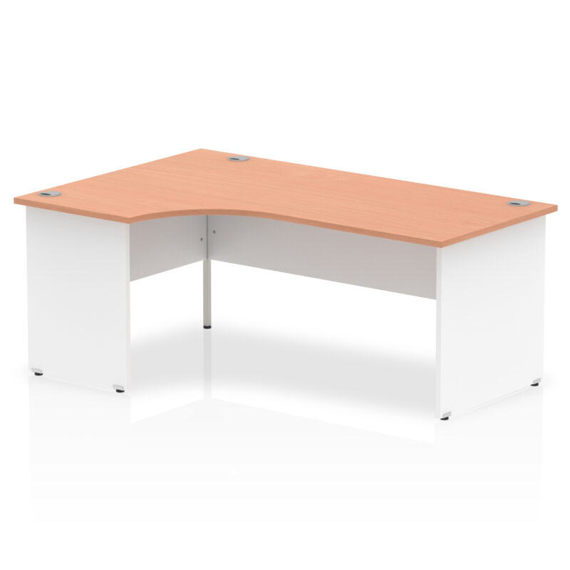 Surge 1800mm Left Crescent Desk Panel End Leg - Image 2