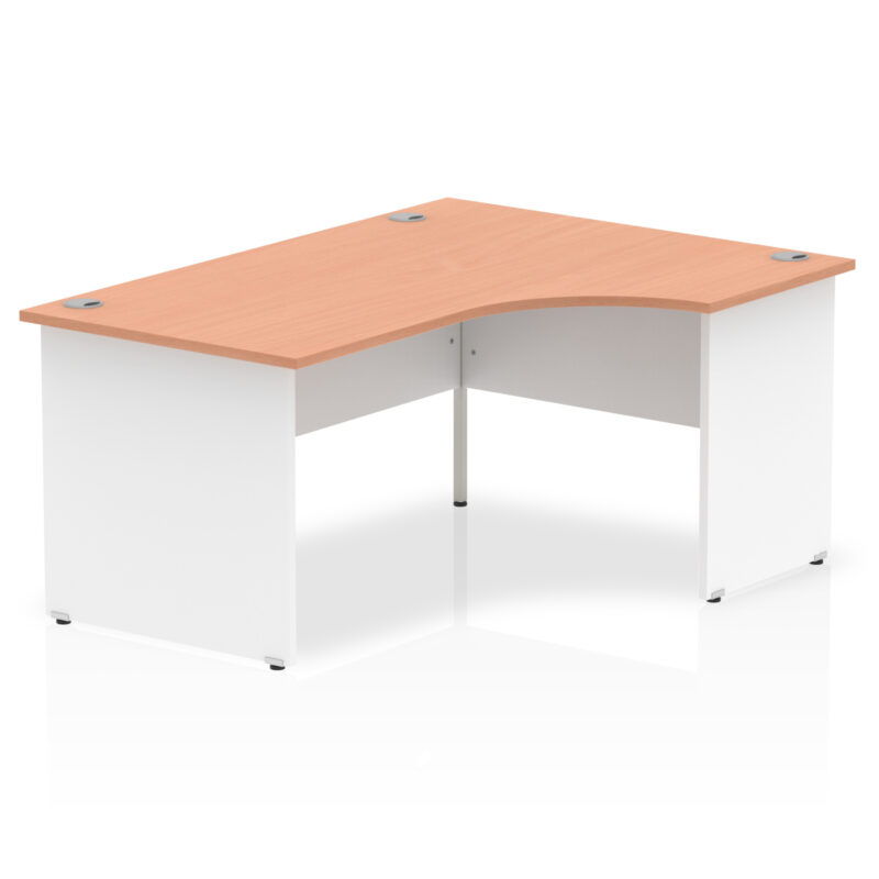 Surge 1600mm Right Crescent Desk Panel End Leg - Image 2