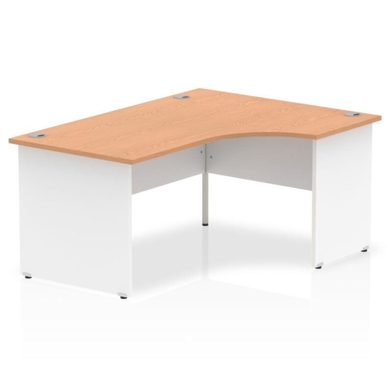 Surge 1600mm Right Crescent Desk Panel End Leg - Image 8