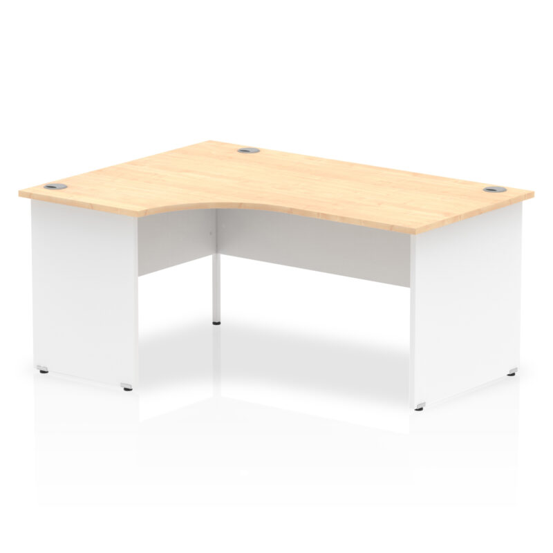 Surge 1600mm Left Crescent Desk Panel End Leg - Image 6