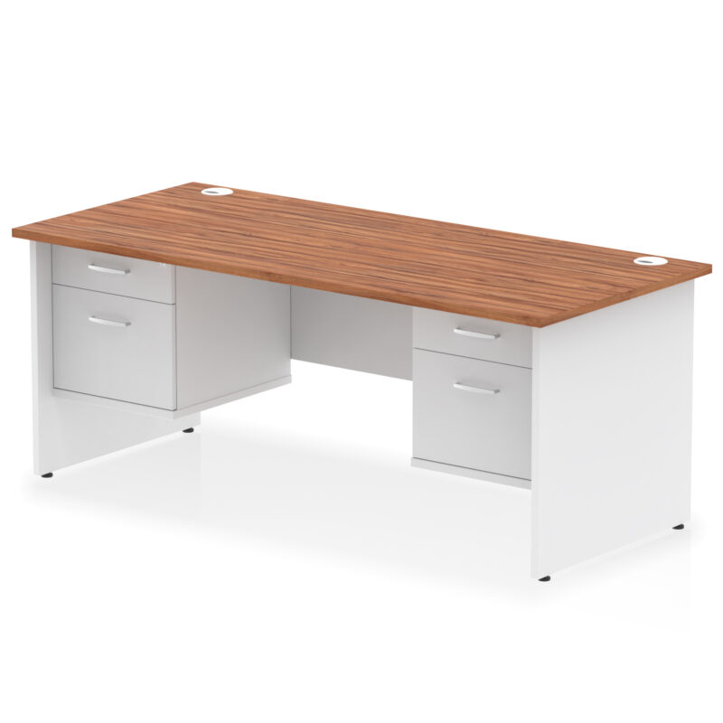 Surge 1800mm Panel End Straight Desk With Two Fixed Pedestal - Image 29
