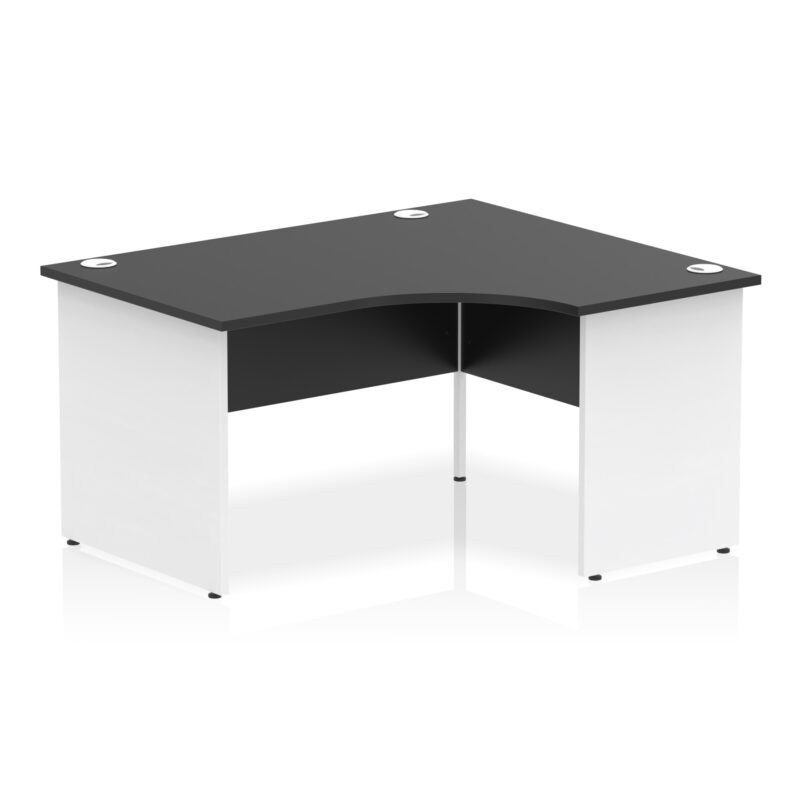 Surge 1400mm Right Crescent Desk Panel End Leg - Image 13