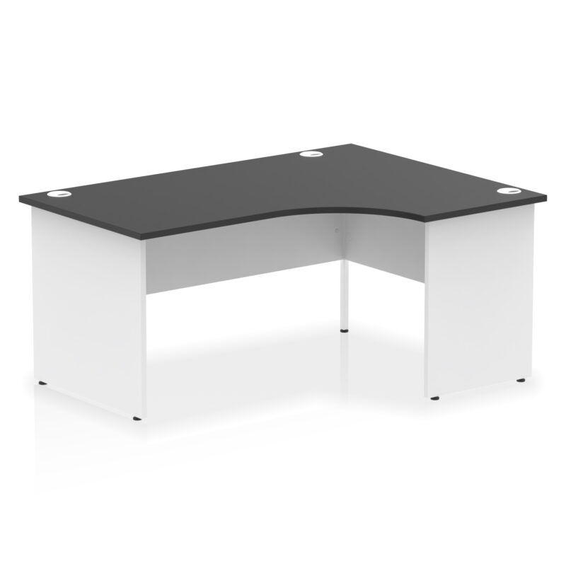 Surge 1600mm Right Crescent Desk Panel End Leg - Image 13