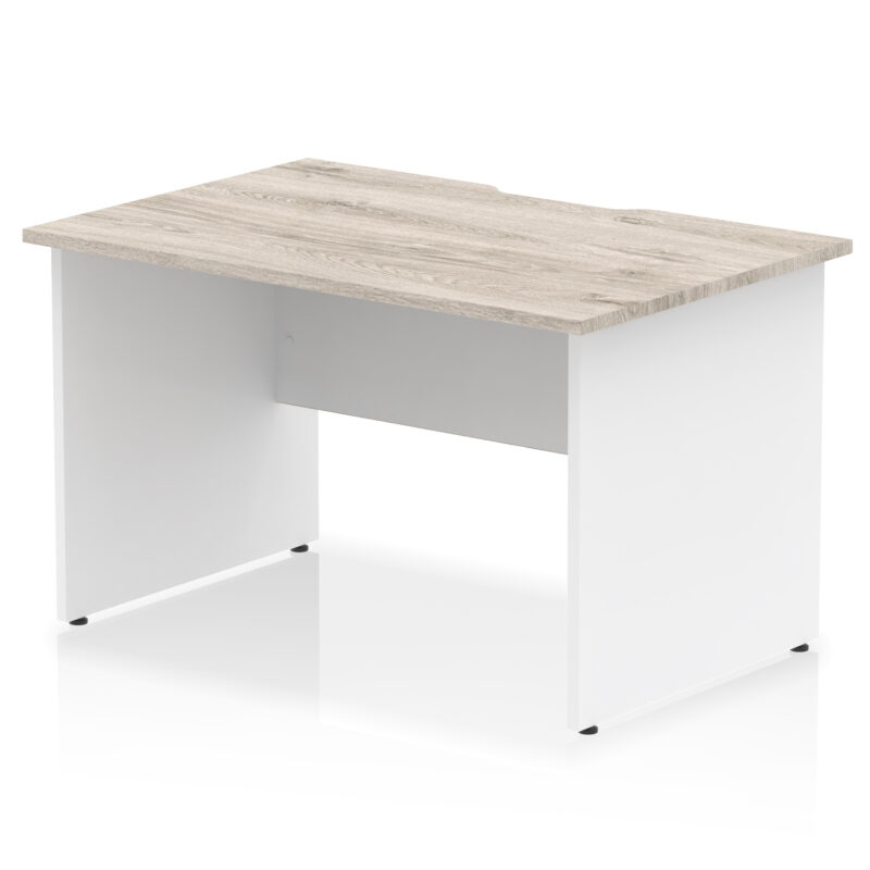Surge Scalloped Edge 1200mm Straight Desk Panel End Leg - Image 9