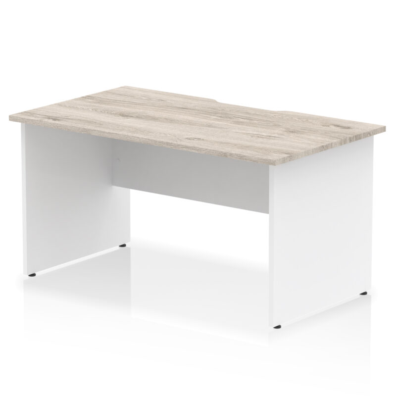 Surge Scalloped Edge 1400mm Straight Desk Panel End Leg - Image 9