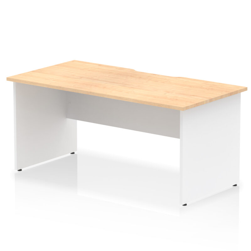 Surge Scalloped Edge 1600mm Straight Desk Panel End Leg - Image 10