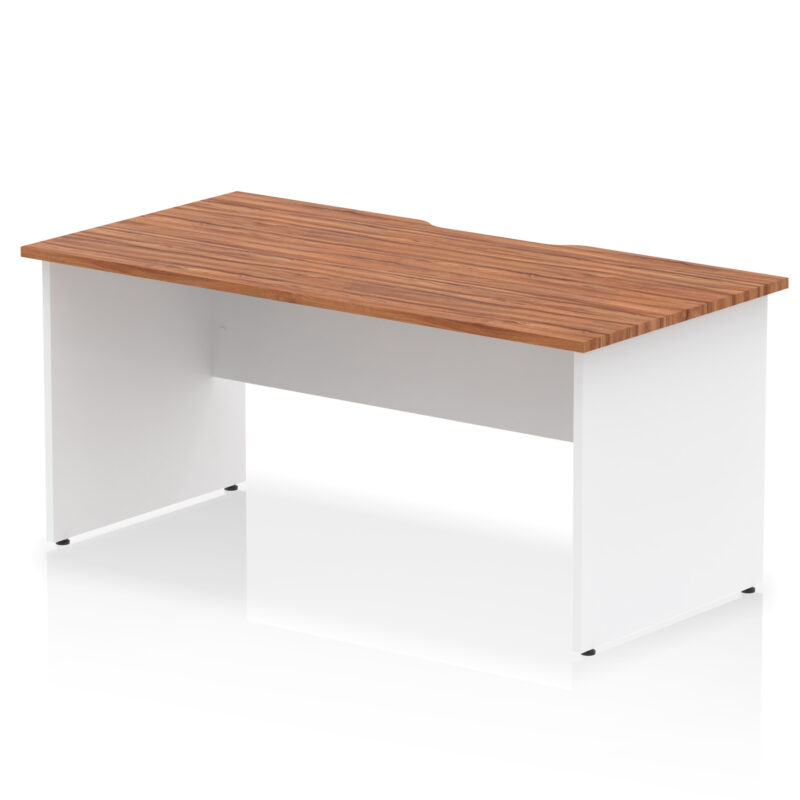 Surge Scalloped Edge 1600mm Straight Desk Panel End Leg - Image 12
